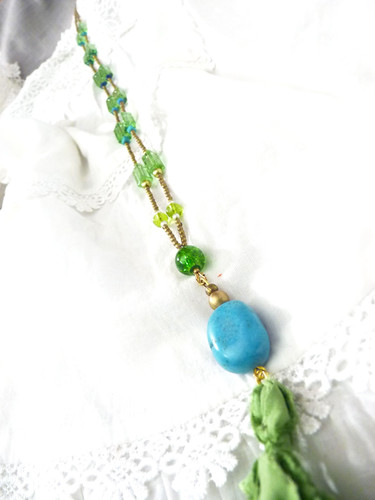 Zierlich boho perlen kette - zierlich,