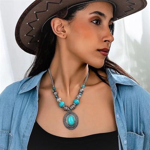 Boho chic türkis perlen - türkis, &