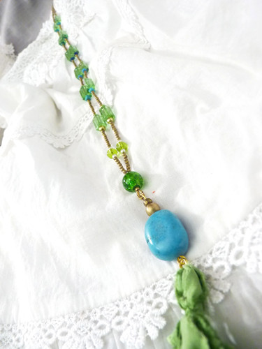 Zierlich boho perlen - perlen, kette