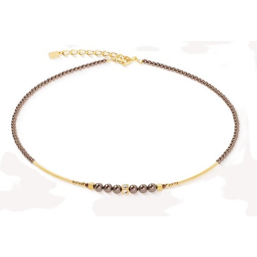 Collier edelstahl cubes - collier,