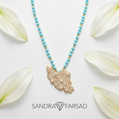 Sandra farsad halskette - farsad,