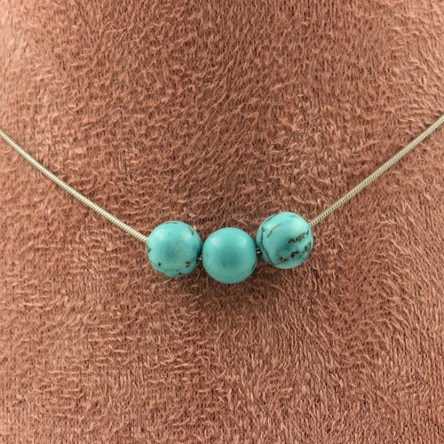 Bijoux howlite türkise - a, howlite/türkise