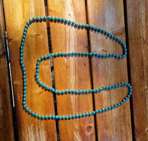 Lange kunststoff perlen hals - lange,