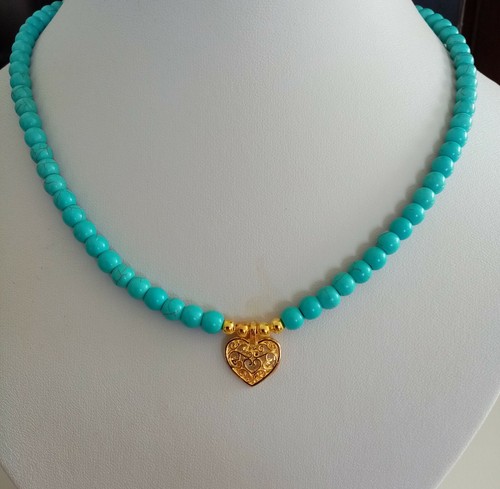 Schmuck perlenkette howlith - schmuck,