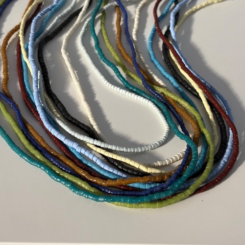 Glas perlen kette krobo - kette, ethno