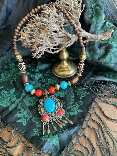 Halskette tibet anhänger als - tibet,