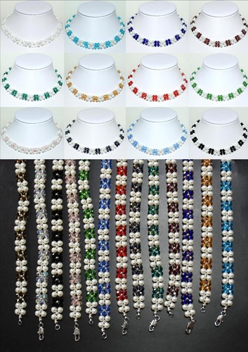 Damen ketten kristall - damen,