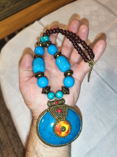Boho statement kette ethno - ethno, xxl